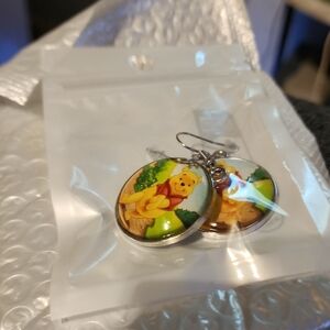 Winnie the Pooh Silver Earrings